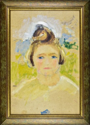 Irena WEISS - ANERI (1888-1981), Portret dziewczynki - Hanusia, ok. 1926