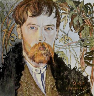 Stanisław WYSPIAŃSKI (1869-1907), Portret własny