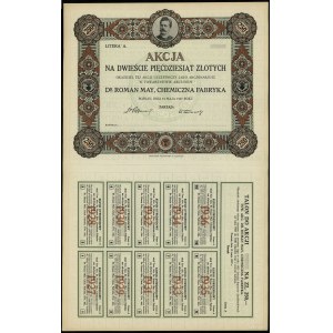 Polska, 1 akcja na 250 złotych, 15.05.1927