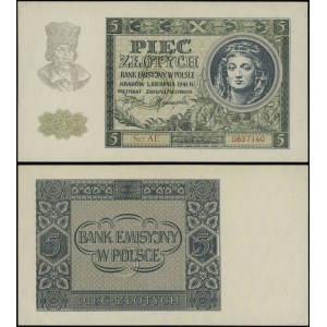 Polska, 5 złotych, 1.08.1941