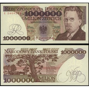 Polska, 1.000.000 złotych, 15.02.1991