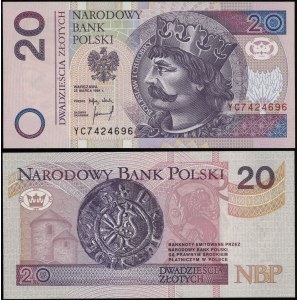 Polsko, 20 zlotých, 25.03.1994