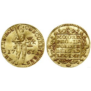 Netherlands, ducat, 1761, Netherlands