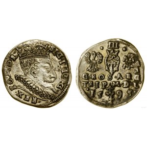 Poland, trojak, 1595, Vilnius