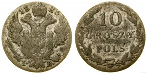 Polska, 10 groszy polskich, 1825 IB, Warszawa