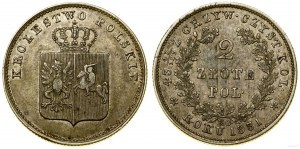 Polska, 2 złote, 1831 KG, Warszawa