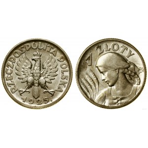 Polska, 1 złoty, 1925, Londyn
