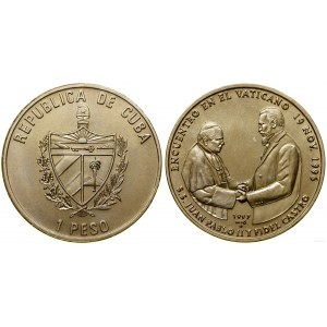 Kuba, 1 peso, 1997, Hawana