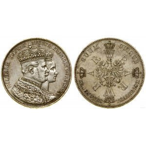 Niemcy, talar koronacyjny (Vereinstaler), 1861 A, Berlin