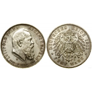 Niemcy, 5 marek, 1911 D, Monachium
