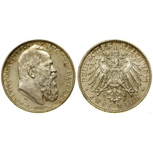 Niemcy, 2 marki, 1911 D, Monachium