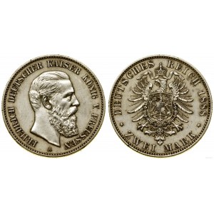 Niemcy, 2 marki, 1888 A, Berlin