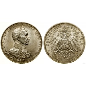 Niemcy, 3 marki, 1913 A, Berlin