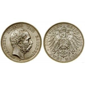 Niemcy, 2 marki pośmiertne, 1902 E, Muldenhütten
