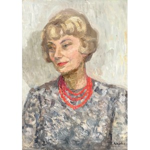Irena Knothe (1904-1986), Červené korálky, 60. roky 20. storočia.