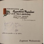 WOLFF Jerzy - ZYGMUNT WALISZEWSKI Wydanie 1