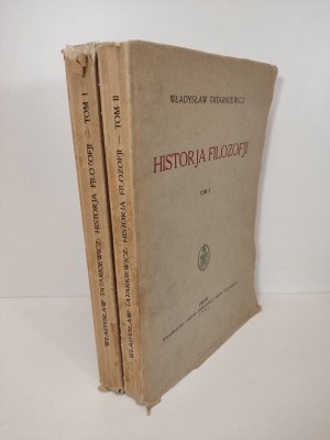 TATARKIEWICZ Wladyslaw - HISTORJA FILOZOFJI Volume I-II Lvov 1933