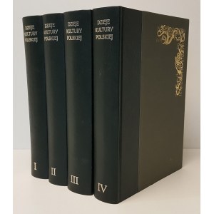 BRUCKNER Aleksander - DZIEJE KULTURY POLSKIEJ Tom I-IV Reprint z 1930