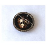 Bursztynowa broszka AMBER BROOCH