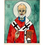 Jerzy Nowosielski (1923-2011), Saint Nicholas, 1957