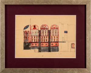 Jerzy Nowosielski (1923-2011), Polychrome design for an Orthodox cathedral, 2nd half of the 1950s.