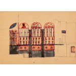 Jerzy Nowosielski (1923-2011), Projekt für die Polychromie einer orthodoxen Kathedrale, 2. Hälfte der 1950er Jahre.