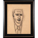 Jerzy Nowosielski (1923-2011), Szkic do obrazu Portret mężczyzny, 1951