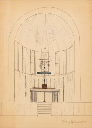 Jerzy Nowosielski (1923-2011), Wnętrze sakralne - praca dwustronna
