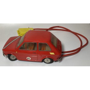 PRL toy car Fiat 126p Maluch on cable CZZ Czestochowa