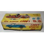 Chiny samochód zabawkowy z oryginalnym kartonem lata 60/70-te XX wieku
