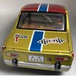 Hiszpania samochód zabawkowy Renault R-12 S Safari Jaya lata 70-te XX wieku z oryginalnym kartonem