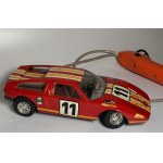 Francja samochód zabawkowy na kabel Mercedes Joustra lata 70-te XX wieku