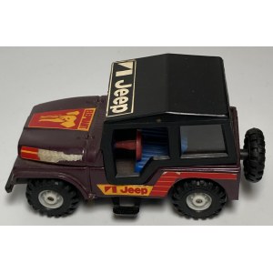 PRL samochodzik zabawkowy Jeep Lonza lata 70-te XX wieku
