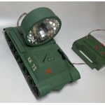 ZSRR samobieżny reflektor zabawkowy KN-72 w oryginalnym kartonie lata 70-te XX wieku