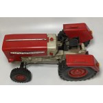 Niemcy traktor zabawkowy z przyczepą PIKO Anker lata 70-te XX wieku