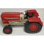 Niemcy traktor zabawkowy z przyczepą PIKO Anker lata 70-te XX wieku