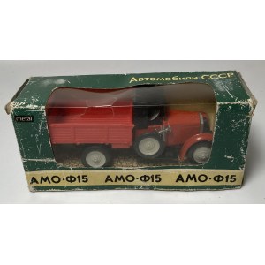 ZSRR samochód AMO-F15 zabawkowy w oryginalnym kartonie lata 80-te XX wieku