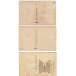Set of postcards with themes of Polish history