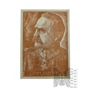 Józef Piłsudski, drzeworyt Paweł Steller