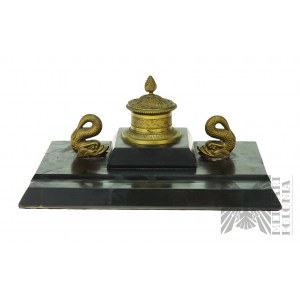 Empire Style Desk Inkwell