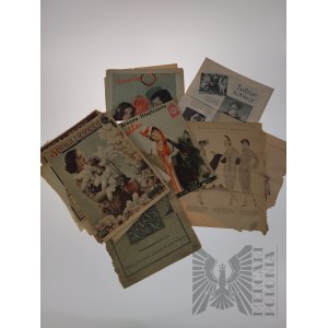 VINTAGE - A Collection of Various Old Newspapers Devoted to Women's Fashion.