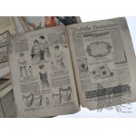 VINTAGE - A Collection of Various Old Newspapers Devoted to Women's Fashion.