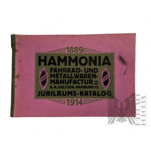 Advertising Book of the Company Hammonia, Fahrrad und Metallwaren Manufaktur Hamburg.