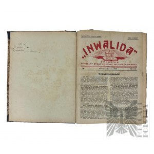 II RP - Tygodnik Inwalida - Naczelny Organ Związku Inwalidów Wojennych RP. Varšava 1925