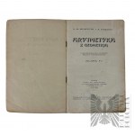 II RP - The book Arithmetic with Geography by A.M Rusiecki and A. Zarzecki St. Adalbert's Bookstore, Poznan, Warsaw, Vilnius, Lublin
