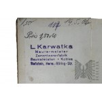 Książka Kohlmanns Kubiktabellen, L Karwatka Wolsztyn Wollstein Tablice Sześcienne Kohlmanna