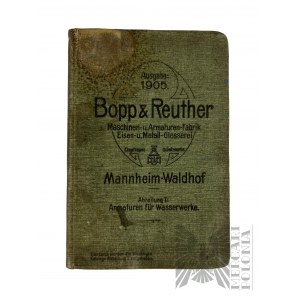 Bopp &amp; Reuther Mannheim Waldhof Advertising Book, Stamp, Wolsztyn Wollstein
