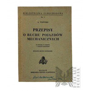 People's Republic of Poland - Regulations on the Movement of Motor Vehicles - Krakow Stefan Kaminski Bookstore