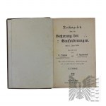 Book Germany - Sicherung der Bauforderungen 1909. Reich Law on the Security of Construction Requirements, dated June 1, 1909.