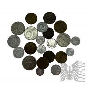 Zestaw monet II RP i PRL